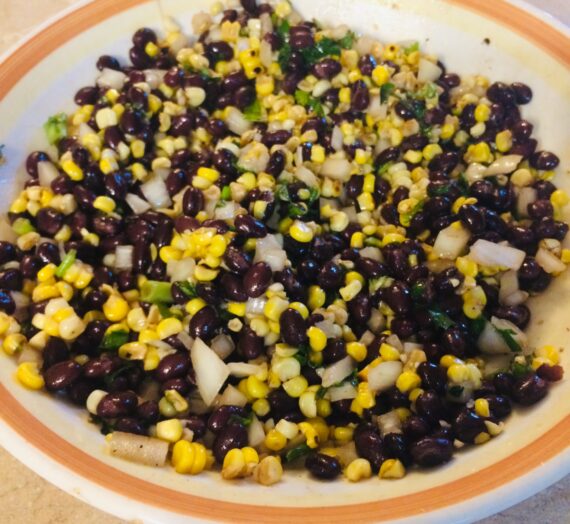 Simple Grilled Corn & Black Bean Salad